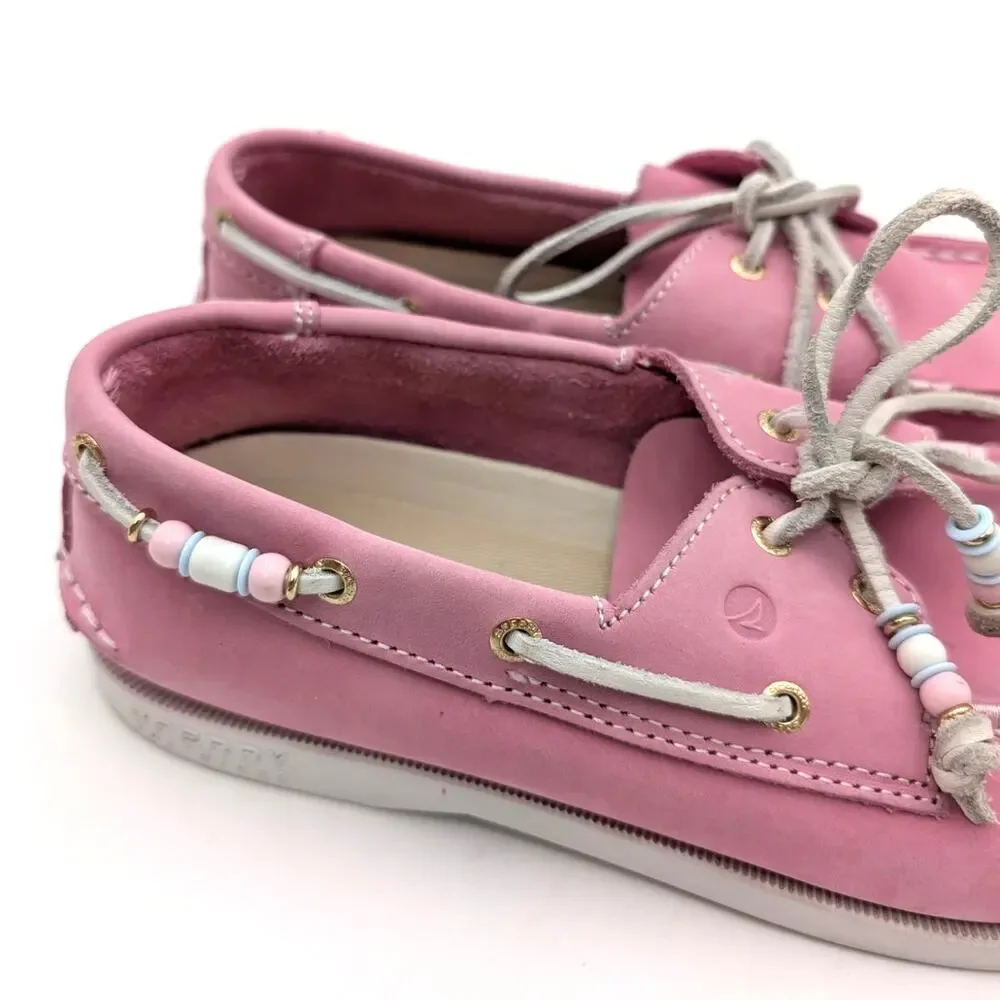 Sperry Authentic Original 2-Eye Boat Shoes Big Kid Mauve Size US5M EU37
